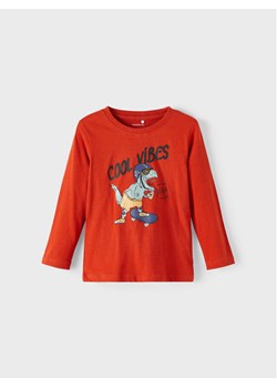 NAME IT Bluzka 13205201 Czerwony Regular Fit ze sklepu MODIVO w kategorii T-shirty chłopięce - zdjęcie 182672820