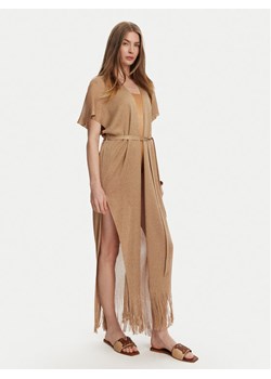 Max Mara Beachwear Kimono Zarelia 2516691029 Różowy Relaxed Fit ze sklepu MODIVO w kategorii Odzież plażowa - zdjęcie 182672982