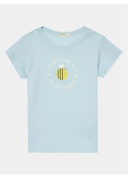 United Colors Of Benetton T-Shirt 3I1XA104H Błękitny Regular Fit ze sklepu MODIVO w kategorii Bluzki dziewczęce - zdjęcie 182673101