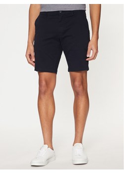 Calvin Klein Szorty materiałowe Modern Twill K10K114063 Granatowy Slim Fit ze sklepu MODIVO w kategorii Spodenki męskie - zdjęcie 182673104