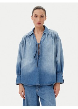 PINKO Bluzka 104630 A2DT Niebieski Relaxed Fit ze sklepu MODIVO w kategorii Bluzki damskie - zdjęcie 182673124