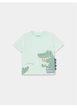 Mayoral T-Shirt 1022 Zielony Regular Fit ze sklepu MODIVO w kategorii Koszulki niemowlęce - zdjęcie 182673170