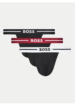 Boss Komplet 3 par slipów Jock Strap 50517823 Czarny ze sklepu MODIVO w kategorii Majtki męskie - zdjęcie 182673173