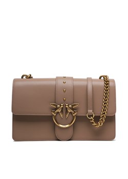PINKO Torebka Love One Classic Cl AI 23-24 PLTT 10053 A0F1 Beżowy ze sklepu MODIVO w kategorii Listonoszki - zdjęcie 182673203