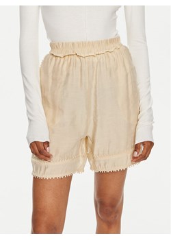 Munthe Szorty materiałowe Ohimo 242140224232 Beżowy Loose Fit ze sklepu MODIVO w kategorii Szorty - zdjęcie 182673280