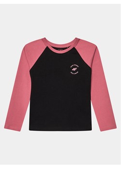 4F Bluzka 4FJAW23TLONF143 Różowy Regular Fit ze sklepu MODIVO w kategorii Bluzki dziewczęce - zdjęcie 182673360