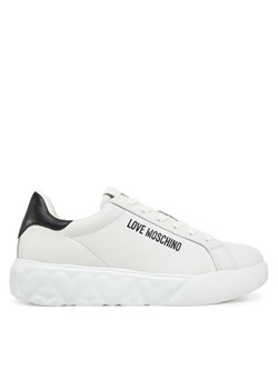 LOVE MOSCHINO Sneakersy JA15034G1MIA110A Biały - id: 0000304976193 - marki Love Moschino - 182673390 LOVE MOSCHINO Sneakersy JA15034G1MIA110A Biały ze sklepu MODIVO w kategorii Buty sportowe damskie - zdjęcie 182673390