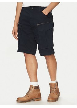 G-Star Raw Szorty materiałowe Rovic Zip D08566-5126 990 Granatowy Relaxed Fit ze sklepu MODIVO w kategorii Spodenki męskie - zdjęcie 182673400