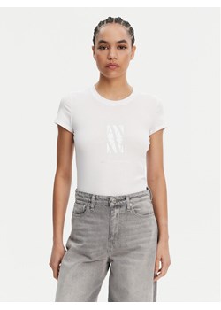 Armani Exchange T-Shirt XW000511 AF11929 U0002 Biały Slim Fit ze sklepu MODIVO w kategorii Bluzki damskie - zdjęcie 182673450