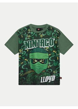 LEGO T-Shirt Ninjago 12011405 Zielony Regular Fit ze sklepu MODIVO w kategorii T-shirty chłopięce - zdjęcie 182673541