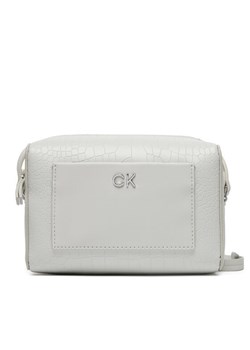 Calvin Klein Torebka Ck Daily Camera Bag_Croco K60K612140 Szary ze sklepu MODIVO w kategorii Listonoszki - zdjęcie 182673632