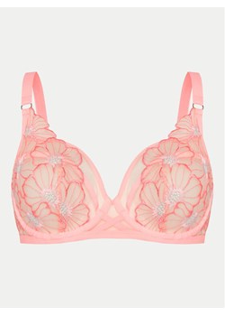 Chantelle Biustonosz z fiszbiną Lush C22OM0 Różowy ze sklepu MODIVO w kategorii Biustonosze - zdjęcie 182673751