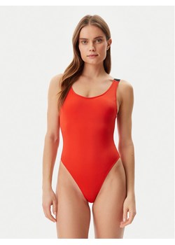 Calvin Klein Swimwear Strój kąpielowy KW0KW02859 Czerwony ze sklepu MODIVO w kategorii Stroje kąpielowe - zdjęcie 182673791