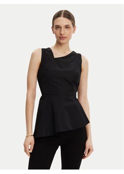 DKNY Bluzka P4JA1Z31 Czarny Regular Fit ze sklepu MODIVO w kategorii Bluzki damskie - zdjęcie 182673864