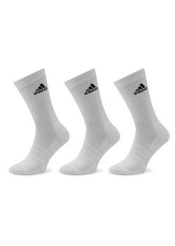 adidas Skarpety wysokie unisex Cushioned Crew Socks 3 Pairs HT3446 Biały ze sklepu MODIVO w kategorii Skarpetki damskie - zdjęcie 182673871