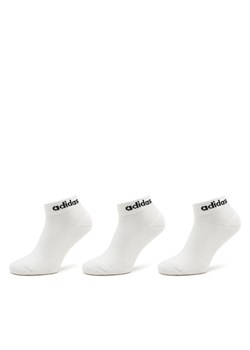 adidas Skarpety Niskie Unisex Linear Ankle Socks Cushioned Socks 3 Pairs HT3457 Biały ze sklepu MODIVO w kategorii Skarpetki damskie - zdjęcie 182673882