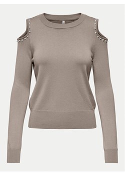 ONLY Sweter Gila 15339512 Beżowy Regular Fit ze sklepu MODIVO w kategorii Swetry damskie - zdjęcie 182674102