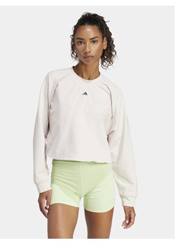 adidas Bluza techniczna Power IT9199 Różowy Loose Fit ze sklepu MODIVO w kategorii Bluzy damskie - zdjęcie 182674252