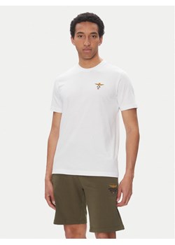 Aeronautica Militare T-Shirt 251TS1580J372 Biały Regular Fit ze sklepu MODIVO w kategorii T-shirty męskie - zdjęcie 182674284