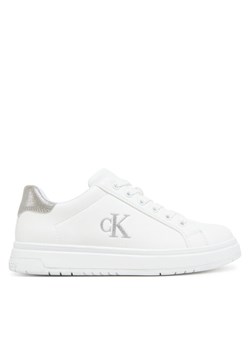 Calvin Klein Jeans Sneakersy Low Cut Lace-UP V3A9-82013-1355X S Biały ze sklepu MODIVO w kategorii Buty sportowe dziecięce - zdjęcie 182674321