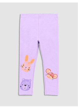 Coccodrillo Legginsy WC3122104RPN Fioletowy Slim Fit ze sklepu MODIVO w kategorii Spodnie dziewczęce - zdjęcie 182674422