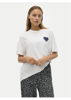 Vero Moda T-Shirt Halle 10321318 Biały Loose Fit ze sklepu MODIVO w kategorii Bluzki damskie - zdjęcie 182674453