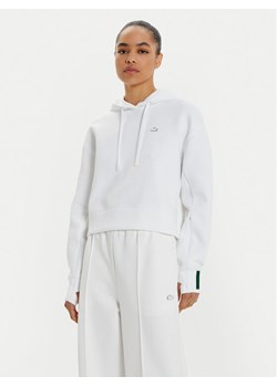 Lacoste Bluza SF0281 Biały Regular Fit - id: 0000304582592 - marki Lacoste - 182674463 Lacoste Bluza SF0281 Biały Regular Fit ze sklepu MODIVO w kategorii Bluzy damskie - zdjęcie 182674463