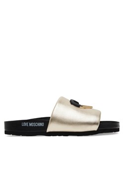 LOVE MOSCHINO Klapki JA28283G1MIF0900 Złoty ze sklepu MODIVO w kategorii Klapki damskie - zdjęcie 182674564