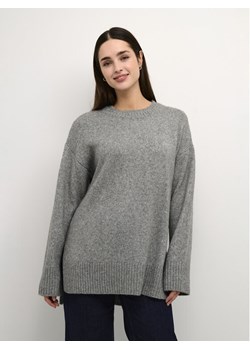 Kaffe Sweter Kaolga 10507816 Szary Oversize ze sklepu MODIVO w kategorii Swetry damskie - zdjęcie 182674690