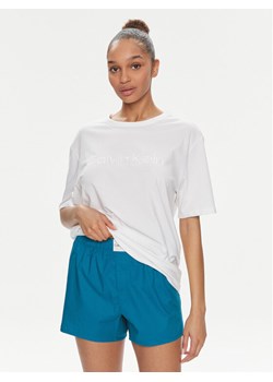 Calvin Klein Underwear Piżama 000QS7191E Biały Regular Fit ze sklepu MODIVO w kategorii Piżamy damskie - zdjęcie 182674691