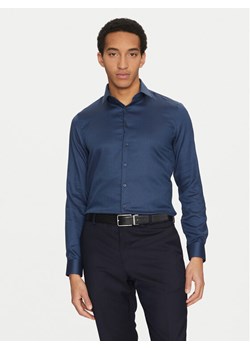 Calvin Klein Koszula K10K114316 Granatowy Slim Fit ze sklepu MODIVO w kategorii Koszule męskie - zdjęcie 182674754