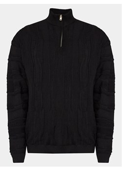 Redefined Rebel Sweter Santino 222072 Czarny Regular Fit ze sklepu MODIVO w kategorii Swetry męskie - zdjęcie 182674793