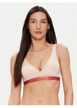 Emporio Armani Underwear Biustonosz bezfiszbinowy 164530 3F235 03050 Beżowy ze sklepu MODIVO w kategorii Biustonosze - zdjęcie 182674800