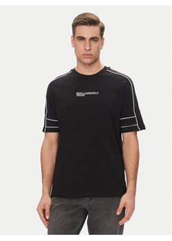 Karl Lagerfeld Jeans T-Shirt A2M17052 Czarny Relaxed Fit ze sklepu MODIVO w kategorii T-shirty męskie - zdjęcie 182674853