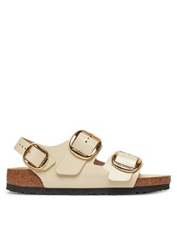 Birkenstock Sandały Milano Big Buckle 1025395 Écru ze sklepu MODIVO w kategorii Sandały damskie - zdjęcie 182674913