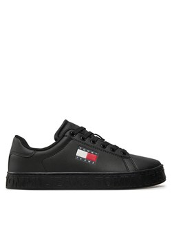 Tommy Jeans Sneakersy Tjw Logo Outsole Sneaker Ess EN0EN02703 Czarny ze sklepu MODIVO w kategorii Buty sportowe damskie - zdjęcie 182674932