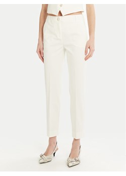 Marella Chinosy Dotto 2513781014 Biały Slim Fit ze sklepu MODIVO w kategorii Spodnie damskie - zdjęcie 182674940