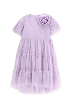 Coccodrillo Sukienka elegancka WC5128209EJG Fioletowy Regular Fit ze sklepu MODIVO w kategorii Sukienki dziewczęce - zdjęcie 182674953