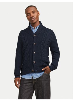 Jack&Jones Kardigan Craig 12258484 Granatowy Regular Fit ze sklepu MODIVO w kategorii Swetry męskie - zdjęcie 182674983