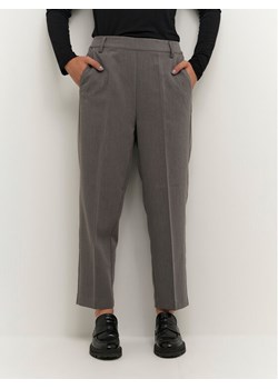 Kaffe Spodnie materiałowe Sakura 10506127 Szary Relaxed Fit ze sklepu MODIVO w kategorii Spodnie damskie - zdjęcie 182675040