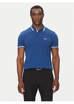 BOSS Polo Paddy 50469055 Niebieski Regular Fit ze sklepu MODIVO w kategorii T-shirty męskie - zdjęcie 182675053