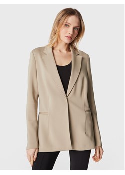 Calvin Klein Marynarka Technical K20K205018 Szary Regular Fit ze sklepu MODIVO w kategorii Marynarki damskie - zdjęcie 182675070