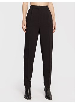 Bruuns Bazaar Spodnie materiałowe Cindysus BBW2595 Czarny Slim Fit ze sklepu MODIVO w kategorii Spodnie damskie - zdjęcie 182675102