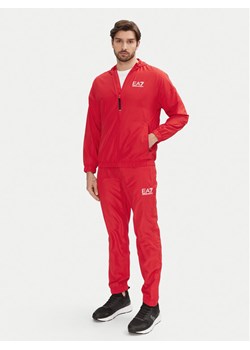 EA7 Emporio Armani Dres 8NPV08 PN4HZ 1451 Czerwony Regular Fit ze sklepu MODIVO w kategorii Dresy męskie - zdjęcie 182675140