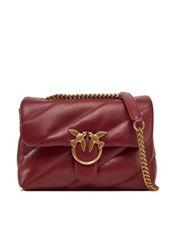 PINKO Torebka Love Puff Classic Cl PLTT 100038 A0F2 Bordowy ze sklepu MODIVO w kategorii Kopertówki - zdjęcie 182675161