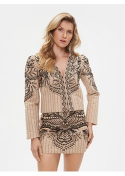 TWINSET Marynarka 232TP2670 Beżowy Regular Fit ze sklepu MODIVO w kategorii Marynarki damskie - zdjęcie 182675174
