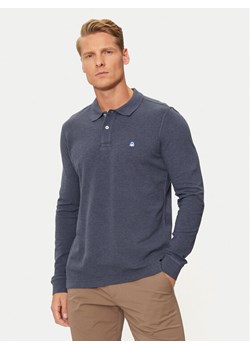 United Colors Of Benetton Polo 3088U3025 Granatowy Regular Fit ze sklepu MODIVO w kategorii T-shirty męskie - zdjęcie 182675194