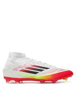 adidas Buty do piłki nożnej F50 League Mid Firm/Multi-Ground JI0434 Biały ze sklepu MODIVO w kategorii Buty sportowe męskie - zdjęcie 182675232