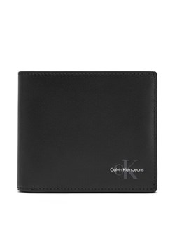 Calvin Klein Jeans Duży Portfel Męski Mono Logo Bifold LV04G1030G Czarny ze sklepu MODIVO w kategorii Portfele męskie - zdjęcie 182675282