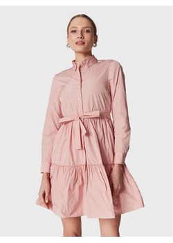 Red Valentino Sukienka koszulowa 1R0VAFP51FP Różowy Regular Fit ze sklepu MODIVO w kategorii Sukienki - zdjęcie 182675312